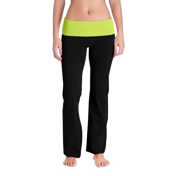 Womens Fold Waistband Sweat Pants