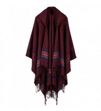 Yeokou Womens Hooded Tartan Cardigans