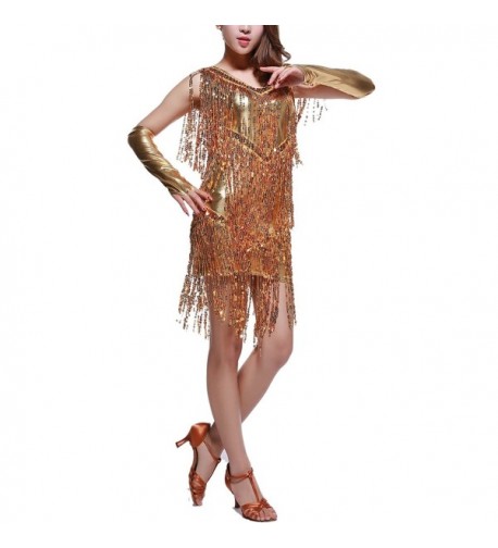 Vintage Flapper Ballroom Competition Dresses