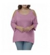 Allegrace Womens Sleeve Shoulder Casual