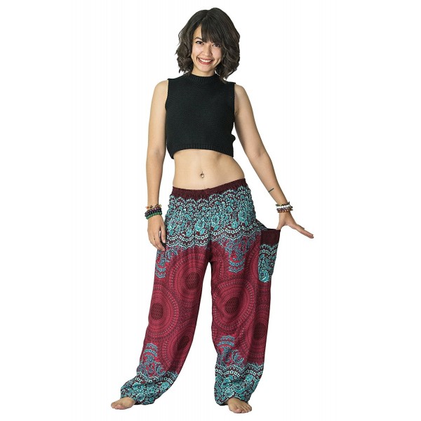 Harem Pants Unisex Geometric Mandala