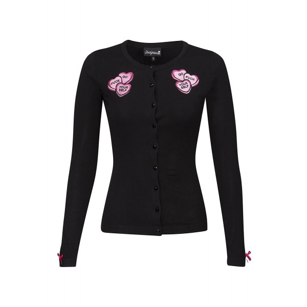 Sourpuss Womens Yourself Cardigan Clothing