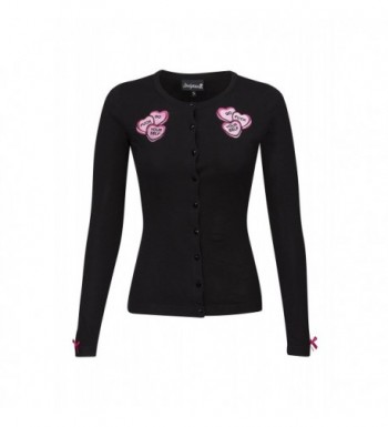 Sourpuss Womens Yourself Cardigan Clothing