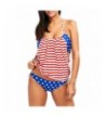 Wapaaw Womens Strips American Swimsuit