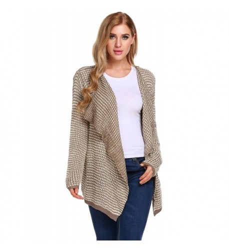 GEESENSS Pointelle Knitwear Cardigan Sweater