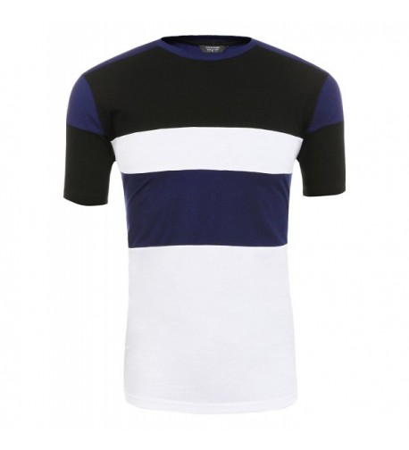 COOFANDY Casual Contrast Fashion T Shirt