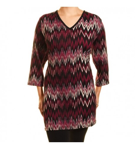 Highness Womens Chevron Sweaterdress Purple