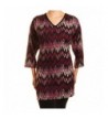 Highness Womens Chevron Sweaterdress Purple