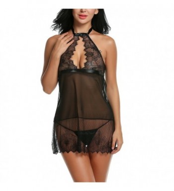 Avidlove Halter Chemise Babydoll Lingerie