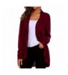 Womens Draped Sleeve Sweater Cardigan