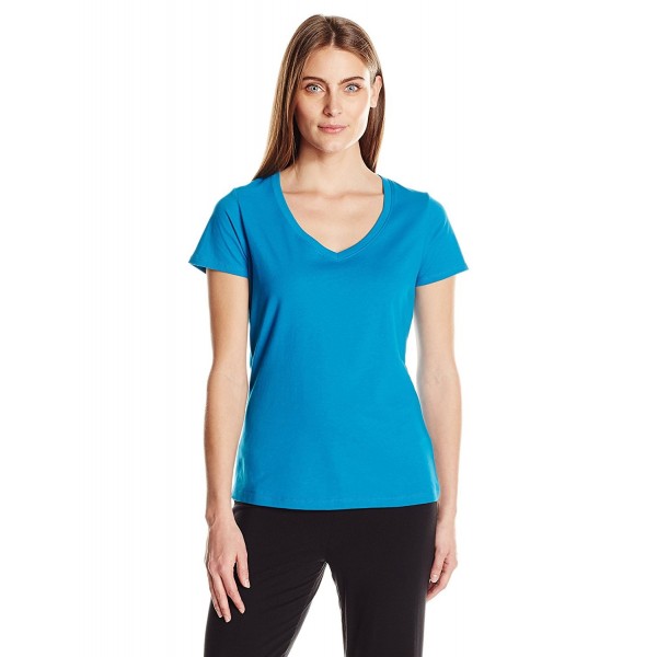 Jockey Womens V Neck Tee Teal