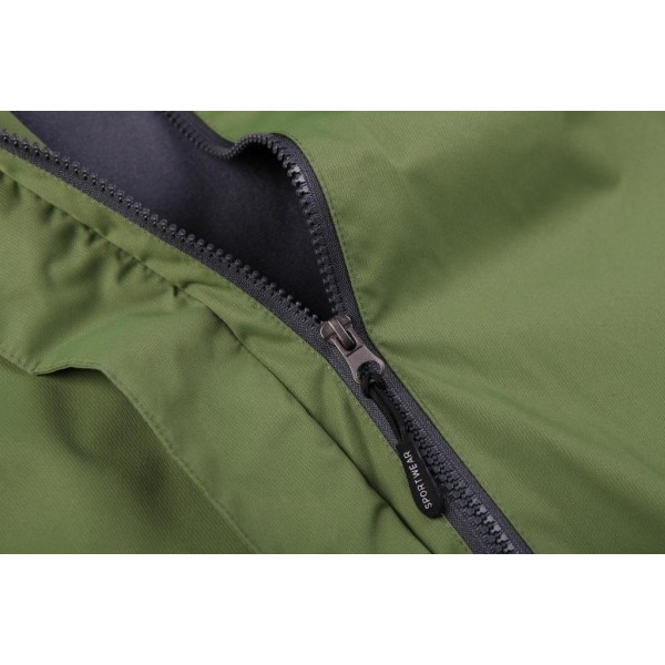 Waterproof Outdoor Jacket Women Lightweight - Green - CM11OL0ZLH9