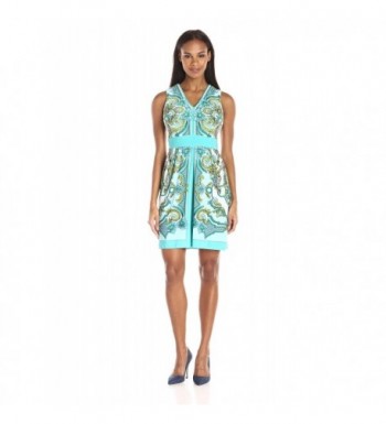 Sandra Darren Womens Sleeveless Printed