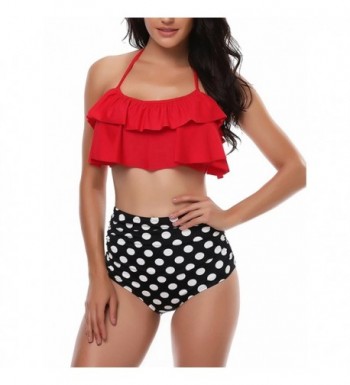 SOODEAR Swimsuit Two Piece Falbala Swimwear