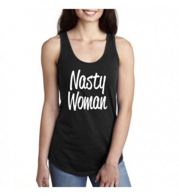 Nasty Woman Racerback Tank black