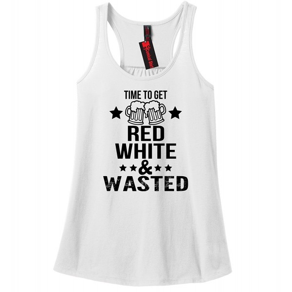 Comical Shirt Ladies White Wasted