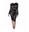 Women Sequin Sleeve Bodycon Clubwear