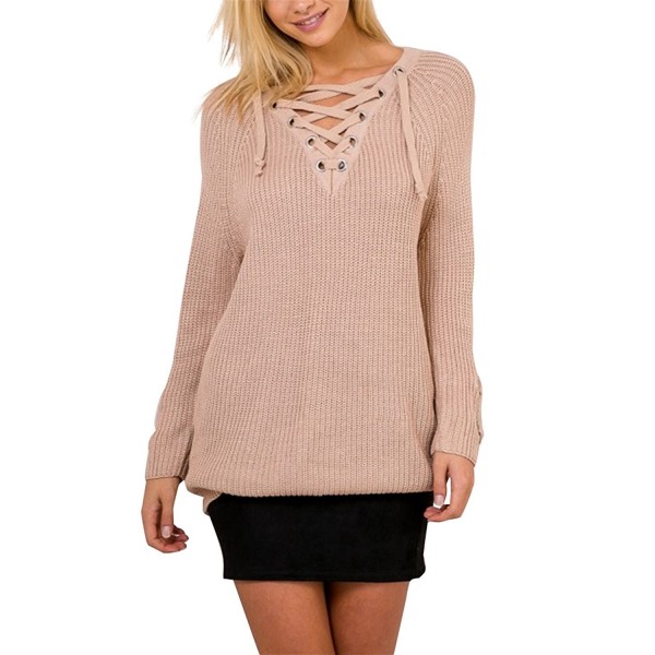 Glamaker Womens Sleeve Pullover Sweater