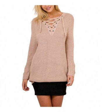 Glamaker Womens Sleeve Pullover Sweater