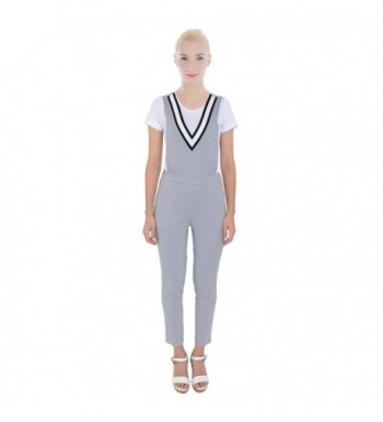 PattyCandy Womens Silver Sleeveless Jumpsuit