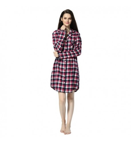 JOHN ELAINE Mid Long Boyfriend Sleepshirt