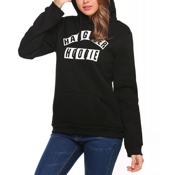 Women Hoodie Sweatshirt Long Sleeve Simple Style Casual Pullover Tops ...