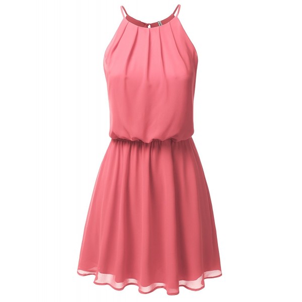 JJ Perfection Sleeveless Double Layered Pleated