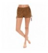 Zeagoo Womens Fringed Casual Shorts