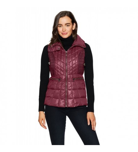 Celsius Womens Quilted Wellon Burgundy