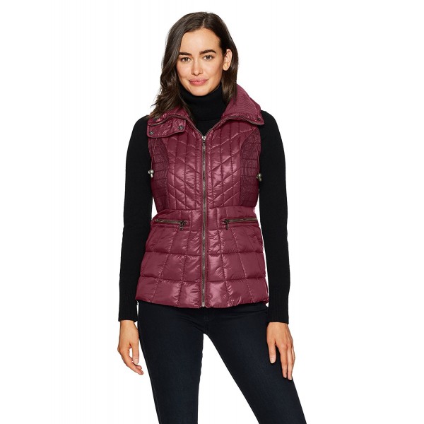 Celsius Womens Quilted Wellon Burgundy