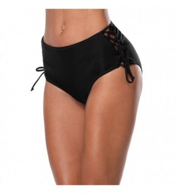 Sociala Womens Waisted Bikini Bottoms