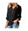 Womens Casual Sleeve Chiffon Blouses