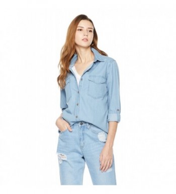 Lily Parker Womens Classic Chambray