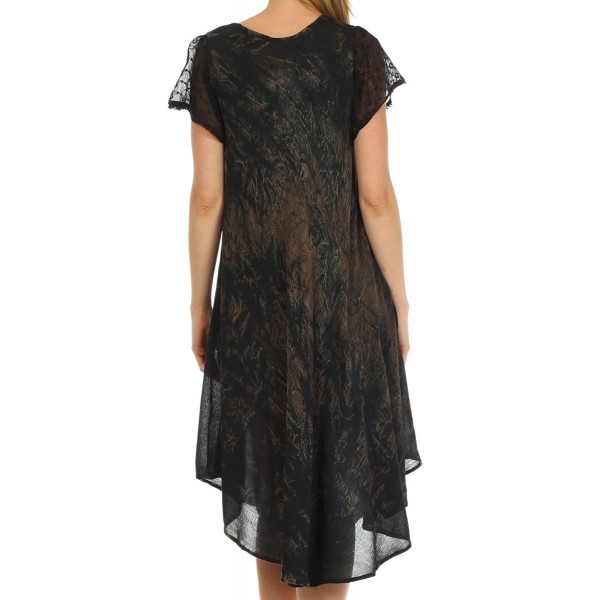 Michiko Stonewashed Caftan Dress / Cover Up - Black - CP11LEP3T7D