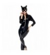 Papaya Womens Leather Catsuit Clubwear