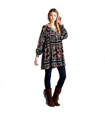 Velzera Floral Print Tunic Dress