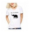 Yyicool Womens Elephant Printed T Shirts