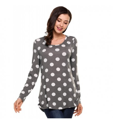 Goldenfox Womens Casual Round Sleeve