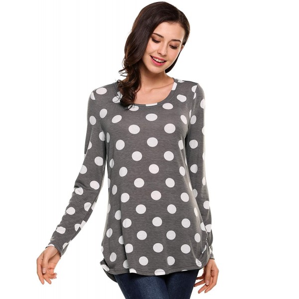 Goldenfox Womens Casual Round Sleeve