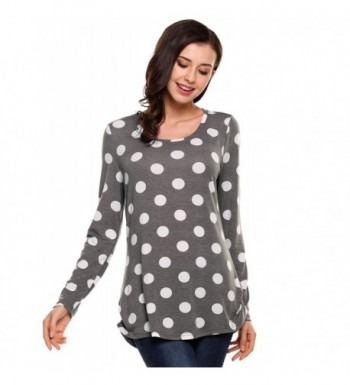 Goldenfox Womens Casual Round Sleeve