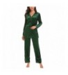 Vansop Velvet Sleeve Luxurious Sleepwear