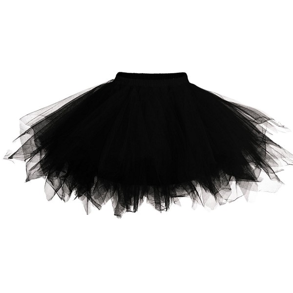 DJT Womens Multi layer Frilly Petticoat