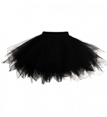 DJT Womens Multi layer Frilly Petticoat