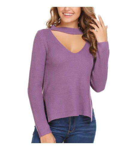 Womens Casual Pullover Cable knit Sweater