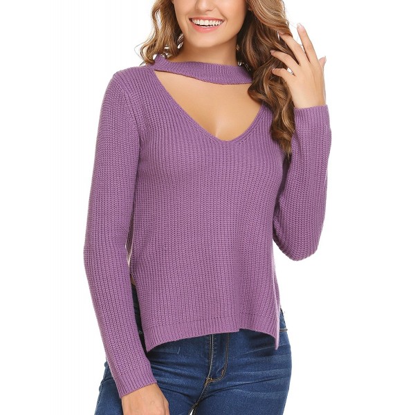 Womens Casual Pullover Cable knit Sweater