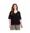 Karen Neuburger Womens Plus Size Henley