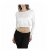 ToBeInStyle Womens Sleeve Cropped Sweater