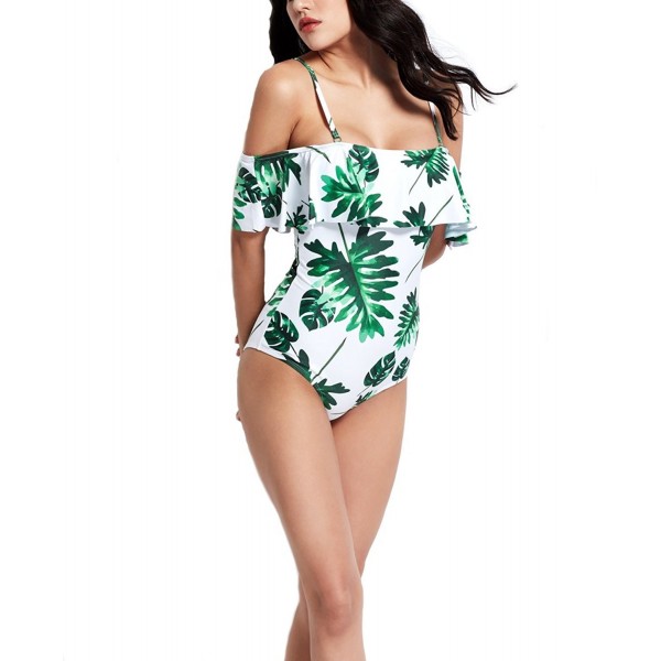 Eshinny Vintage Swimsuit Shoulder Bathing