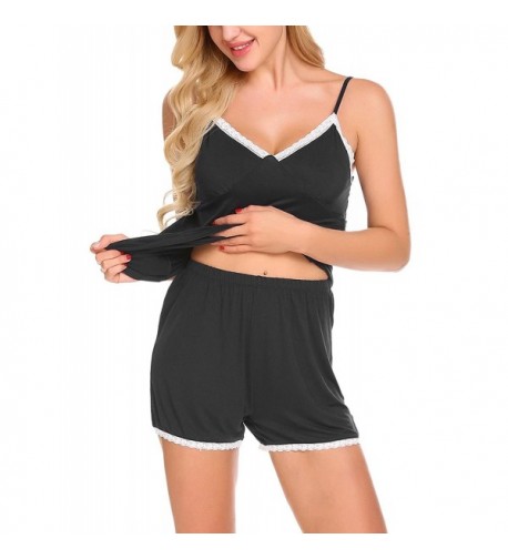 Pagacat Shorts Pajama Sleeveless Sleepwear
