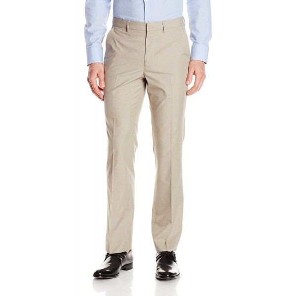 Men's Vertical Suit Separate Pant - Tan - CF12CMD8O0R